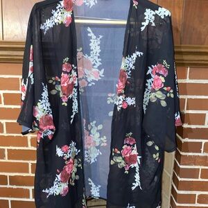 Floral Sheer Kimono